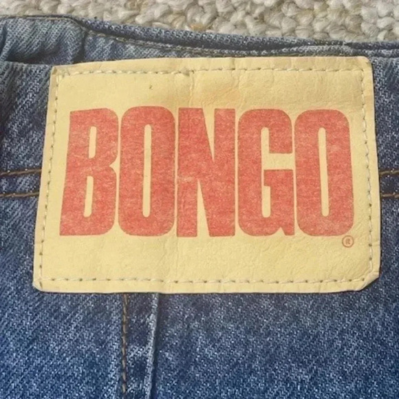 Women's Vintage 80's Gene Montesano Bongo Blue Denim Jean Pencil Skirt Sz 7 VTG - Picture 3 of 7